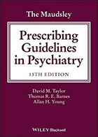کتاب the maudsley prescribing guidelines in psychiatry